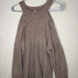 Anthropologie Moth Cold Shoulder Sweater